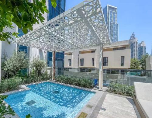 2BDR | Burj Khalifa view with Private terrace - image 14