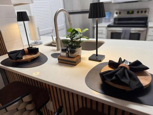 keuken, 1 Bedroom Relaxing Home in Plano