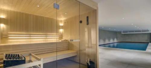 Facilities, Les Ecrins de Kayla -Piscine - Sauna in Les Houches