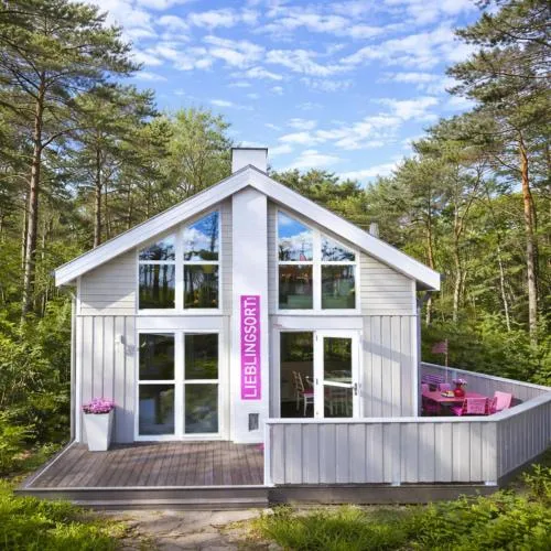 Pink und Meer in Baabe, Deutschland