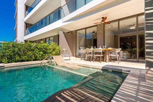 Deluxe en MorrosEos con piscina privada y salida a la playa