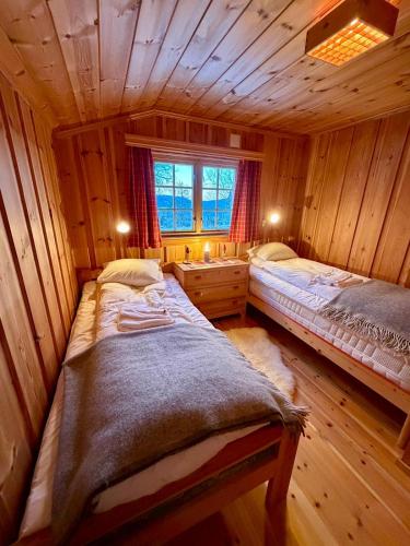 Authentic Norwegian ski chalet for 8 with fireplaces & modern comfort near Geilo ski slopes in Myro