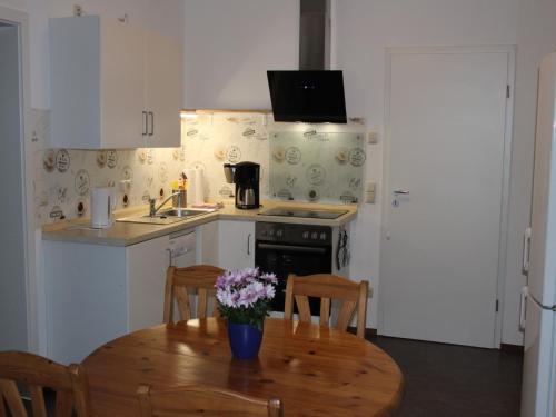 virtuve, chicke Ferienwohnung in Struppen in Struppen