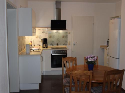 virtuve, chicke Ferienwohnung in Struppen in Struppen