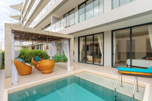 Bohemian 2BR - Morros Kai - Private pool & parking