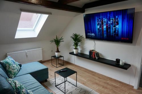 Wohlfühl-Oase in der Altstadt mit Wifi, XL Badewanne, voll ausgestatteter Küche, Hunde ohne Aufpreis, 17 min zur Messe, 3 min zum Schloss in Delitzsch, Deutschland