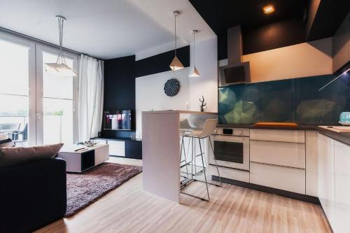 Apartment with Balcony room in RGB studio