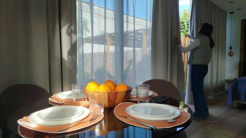 Casita acristalada con jacuzzi in 本尼亞贊