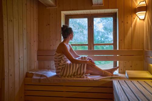 Sauna, Haus Hohenholz Landhaus, Sauna, Kaminofen, parkähnlicher Garten (Haus Hohenholz Landhaus, Sauna, Kaminofen, parkahnlicher Garten) in Radekow