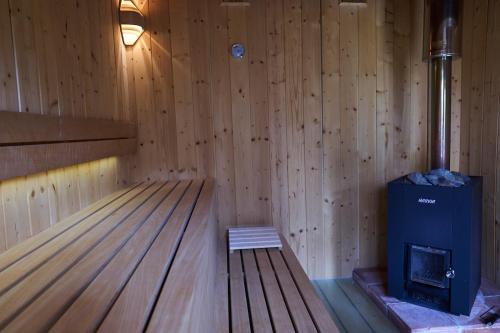 Sauna, Haus Hohenholz Landhaus, Sauna, Kaminofen, parkähnlicher Garten (Haus Hohenholz Landhaus, Sauna, Kaminofen, parkahnlicher Garten) in Radekow