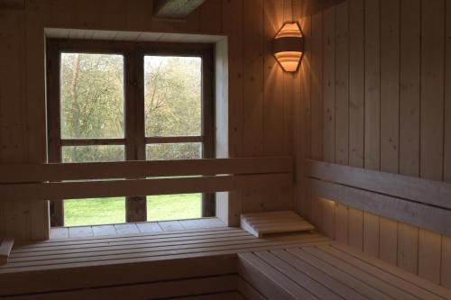Sauna, Haus Hohenholz Landhaus, Sauna, Kaminofen, parkähnlicher Garten (Haus Hohenholz Landhaus, Sauna, Kaminofen, parkahnlicher Garten) in Radekow