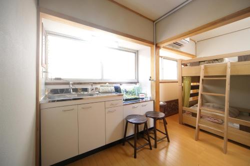 Kitchen, Osaka Guest House Oasis near Yaguratei