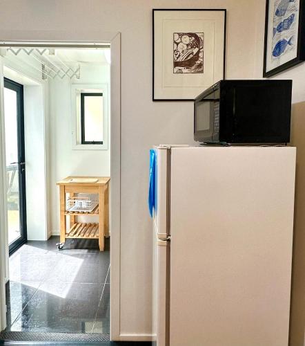 Kitchen, Kereru Garden Apartment in Halfway Bush