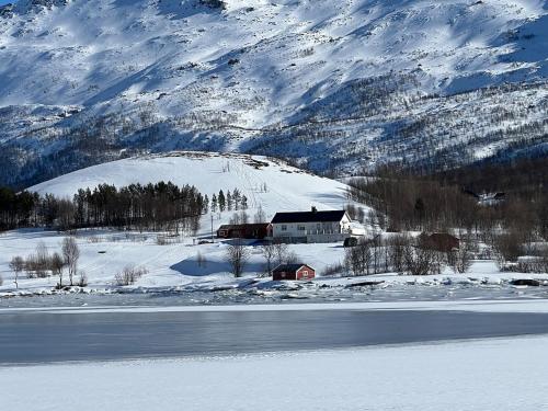 Cozy home near Tromsø close to the sea and mountain's in Lakselvbukt