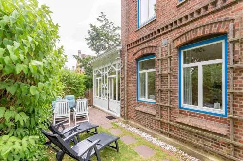 Mohnblume Haus Sommergarten in Wyk auf Föhr, Deutschland