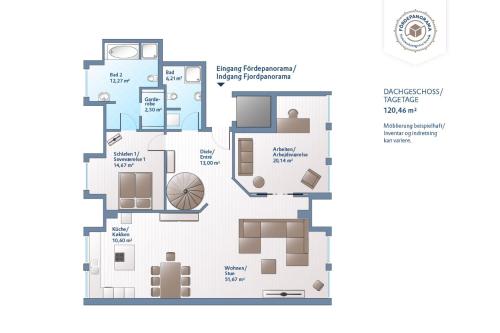 Ferienwohnung Fördepanorama in Flensburg, Sonwik