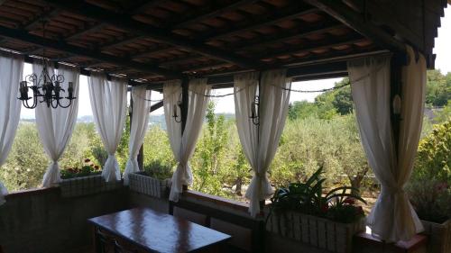 餐廳, Agriturismo Trivilini in 蘭西安奴