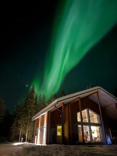 Viesnīcas āriene, Villa Raanujärvi (Villa Raanujarvi) in Rānujarvi