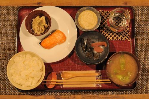 Food and beverages, Hostel&Bar CAMOSIBA in Yuzawa-shi