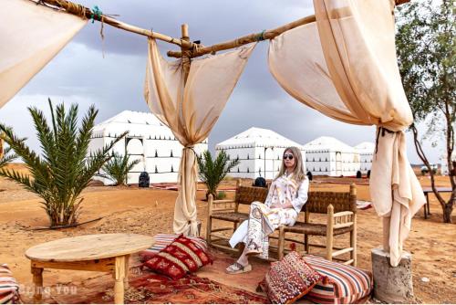Sahara Magic Luxury Camp & Camel trek in Lac Yasmins