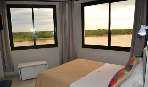 1 double bed