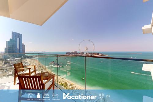 Vacationer Holiday Homes I Cosy 2 Bed I Breathtaking Sea & Ain Dubai Views l JBR Beach, Dubaj