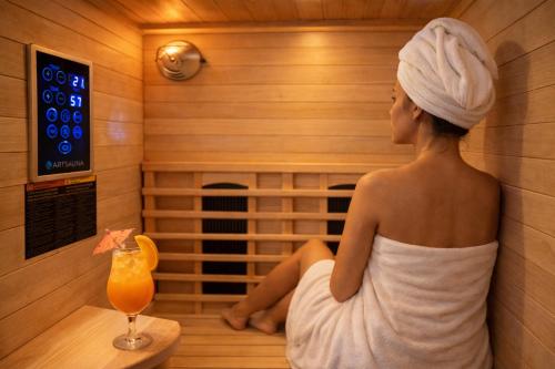 Luxus City Apartment Sauna Balkon Küche Zentral in Rostock, Deutschland