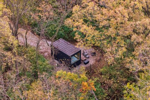 View, Postcard Cabins Starved Rock in Ottawa (IL)