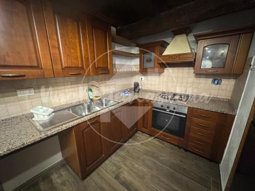 廚房, Casa Rossana UnaNotteaCasaMia in 薩克羅法諾