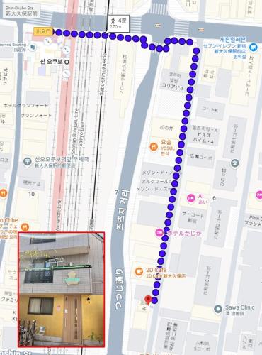 3 min from Shin-Okubo l Private Single Room