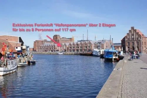 Hafenpanorama - ABC173 in Wismar, Deutschland
