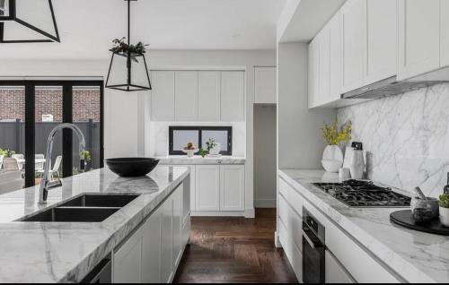 Kitchen, Luxury Four Bedroom Family Retreat in Camberwell Melbourne in Camberwell
