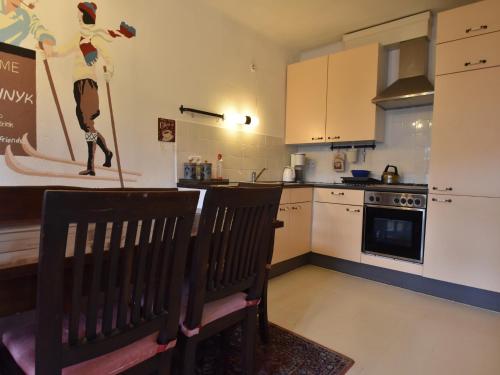 virtuve, Holiday home in a quiet, authentic mountain village with a view of the surrounding hills in Zlata Olesnice