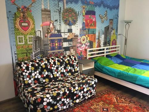  BPM-Colourful Apartment at National Museum in Budapest