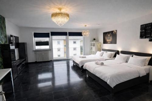 Istaba viesiem, Exklusive Moderne Wohnung Gießen Stadtnähe mit Balkon (Exklusive Moderne Wohnung Gießen Stadtnahe mit Balkon) in Buseck