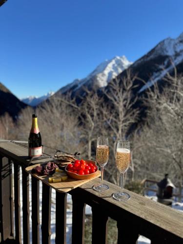 Kilátás, Chalet Il Pruno del Rosa in Macugnaga