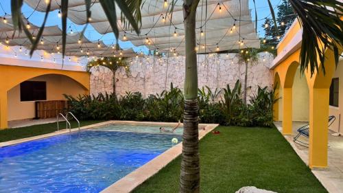 Dārzs, Hotel Villa Chucum-Tikuch in Tikuch