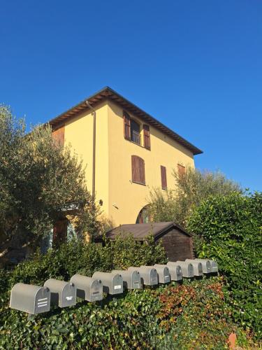 A szálláshely kívülről, La casa del fenicottero in Campi Bisenzio
