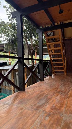 Balcony/terrace, La cabana de Mateo in San Juan La Laguna