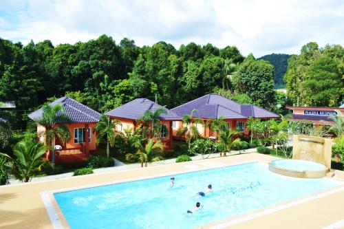 Swimming pool, Peaceful Resort (SHA Extra Plus) in Pra Ae Beach