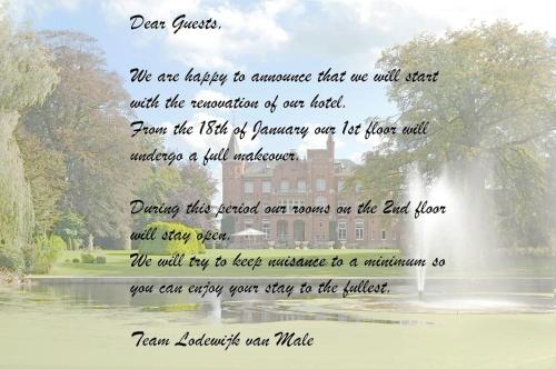 Hotel Lodewijk Van Male Hotel de charme Vijve Kapelle