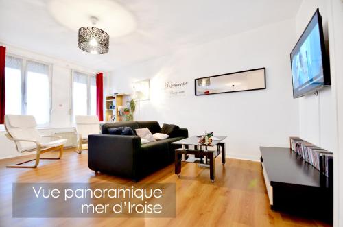 Appart Cosy Brest (La gare) vue mer