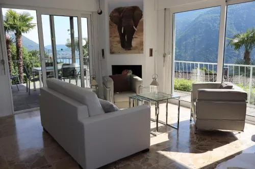 Casa Bellavista Rovio, Appartamento Terrazza in Rovio, Schweiz