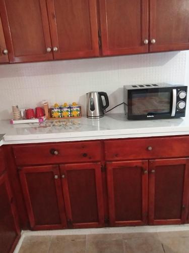 Kitchen, Cassiane apartments in Anse De Mai