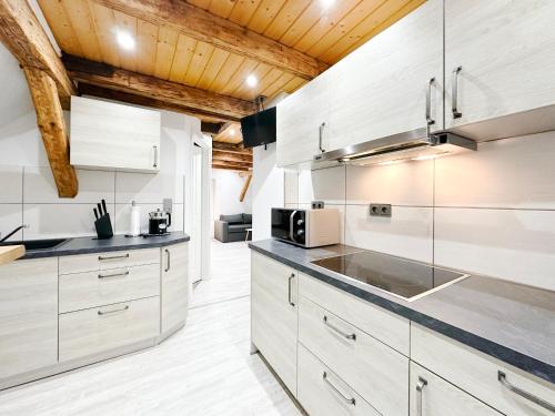 廚房, Ferienwohnung3 Grimma in 格里馬