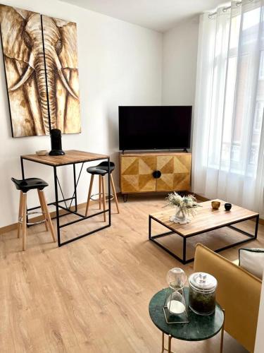 SYMPA 1 Bedroom 1BR Center of Reims Parking