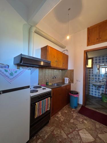 ห้องครัว, Cherronisi Apartments in พาราเลีย อายิอู อันเดรีย