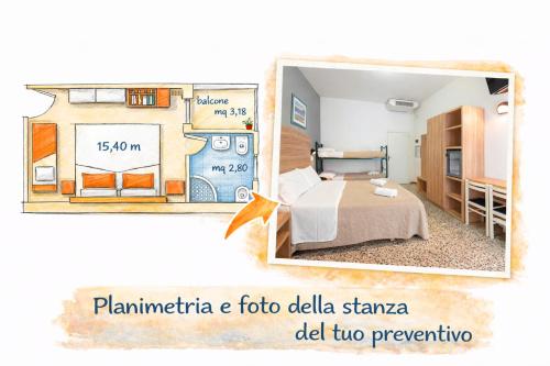 3 twin beds