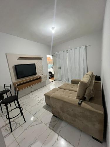 Shared lounge/TV area, Modern House in Caldas in Portal das Aguas Quentes