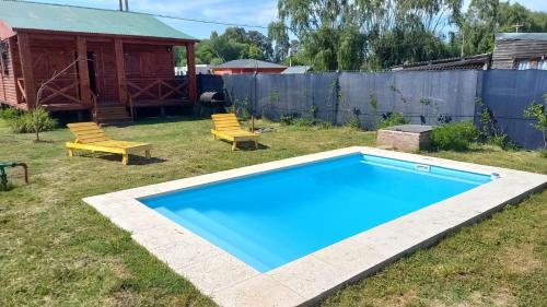 Viesnīcas āriene, Cabaña totalmente equipada para 4 o 5 pers con piscina privada (Cabana totalmente equipada para 4 o 5 pers con piscina privada) in Canuelas
